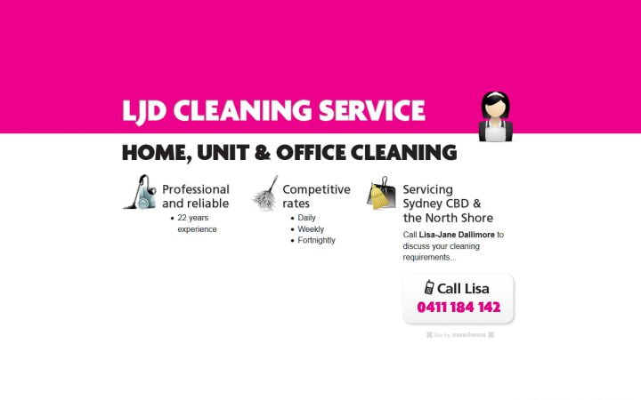 Brochure Site – LJD Cleaning Service