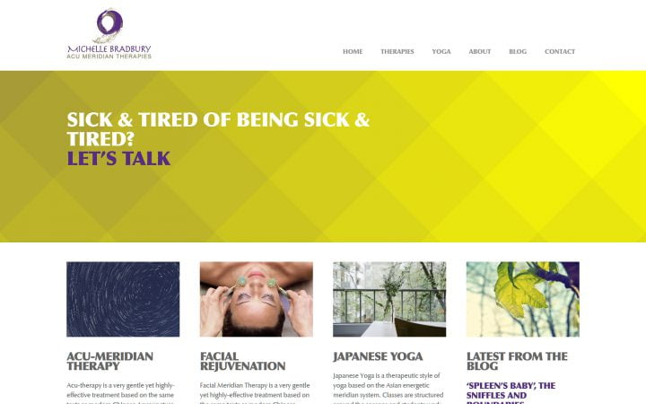 New Website Design – MB Therapies
