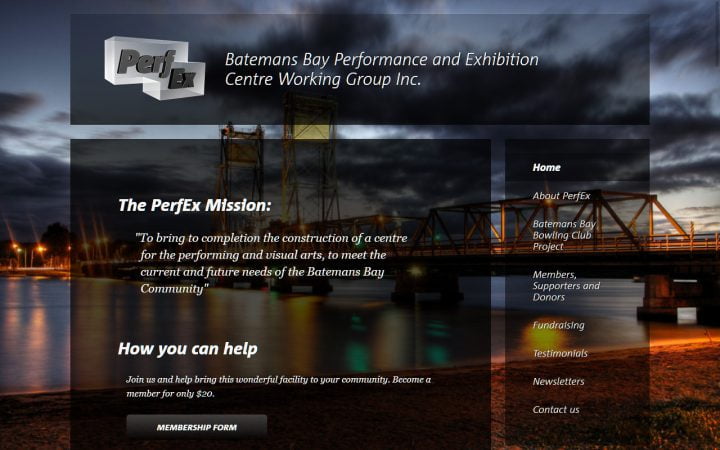 New Website Design – PerfEx