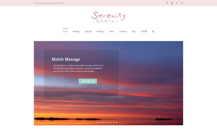 Website Redesign – Serenity Salon