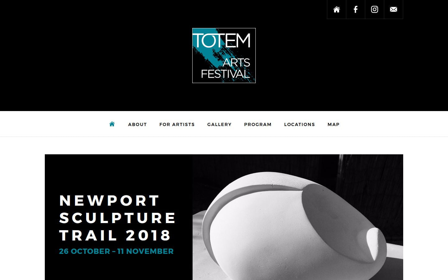 Totem Arts Festival Website 2018